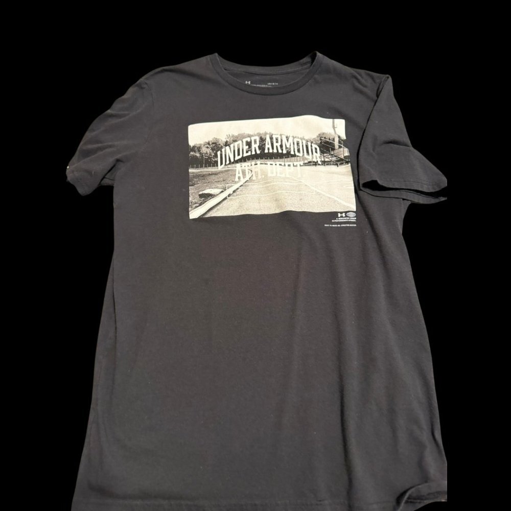 Under Armour "Athletic Department" T-shirt Black (Large) - Picture 2 of 3